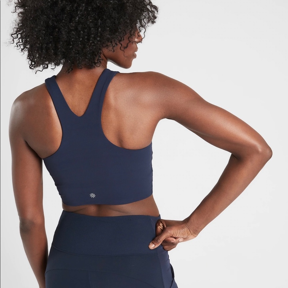 Athleta Conscious Crop XS Navy